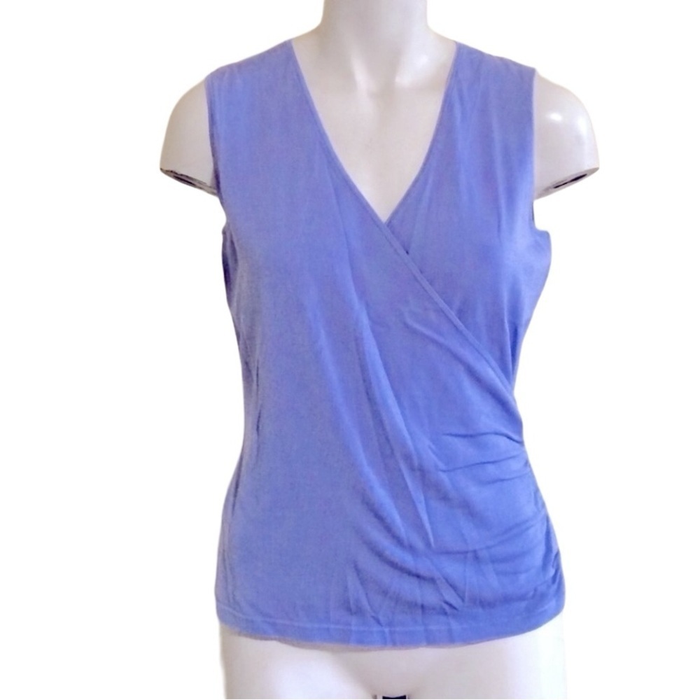 Ann Taylor Crossover Sleeveless Top Size MP NWT